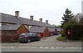 Rear of cottages on Bridlington Road, Sledmere