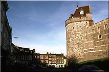 SU9676 : Windsor - Thames Street and part of Windsor Castle by Colin Park