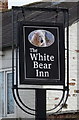 Sign for the White Bear Inn, Stillington