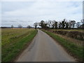 Minor road near Woodside Farm