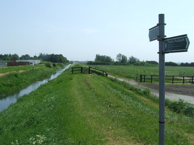 Footpath Signs And Soham Lode