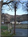 Stench pipe on Glan-y-Mor Road, Dwygyfylchi