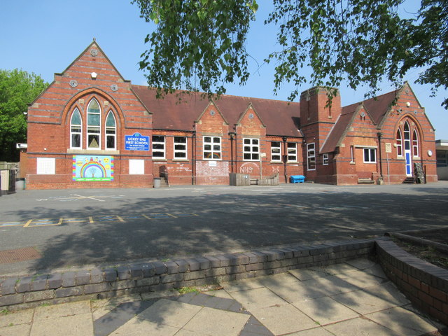 Lickey End First School from School Lane