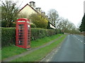 K6 telephone box on Bridlington Road (B1253), Sledmere