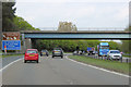 NZ3043 : Broomside Lane Bridge over the A1(M) near Durham by David Dixon