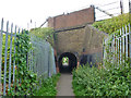 Subway under railway, Hersham