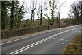 Harden Road (B6249) heading south past Holme House Wood