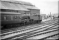 Ex LMS 2-6-4 tank locomotive 42327 at Stafford, 1962