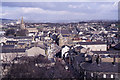 View over Clitheroe town Centre from the Castle