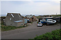 Buildings and boats at Portknockie