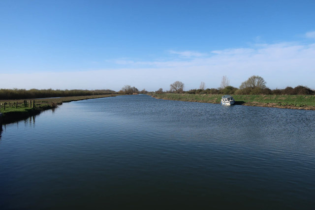 River Great Ouse from Brownshill Staunch © Hugh Venables cc-by-sa/2.0 ...