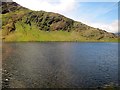 V8476 : Lough  Barfinnihy  with  a  mountainous  shoreline by Martin Dawes