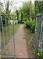 An entrance to Faversham Cemetery