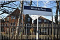 West Byfleet Station Sign