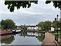 TL5479 : The waterfront in Ely on a quiet Sunday by Richard Humphrey