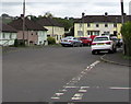 Dead-end part of Blaen-y-pant Avenue, Newport