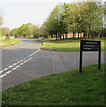 Llantarnam Park direction sign, Cwmbran