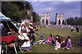 SK5489 : Roche Abbey - Medieval Musicians by Colin Park