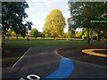 Empty playground in Victoria Park, Finchley