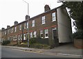 Terraced houses on Western Road, Brentwood