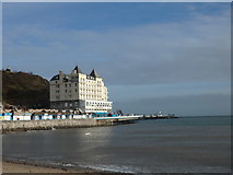 SH7882 : Llandudno, Grand Hotel and Pier by Stephen Armstrong