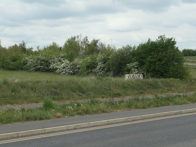 The site of Parkhill colliery shaft, Wakefield