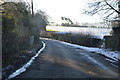 Snowy landscape, Spelmonden Rd