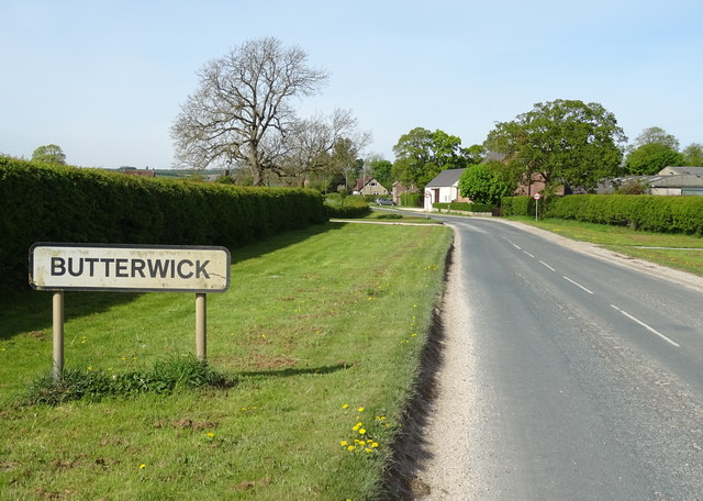 Entering Butterwick © Jthomas Geograph Britain And Ireland