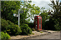 A public telephone box on Heanton Square