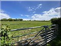 Gate onto farmland