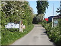 Entrance to Iron Wharf Boatyard, Faversham