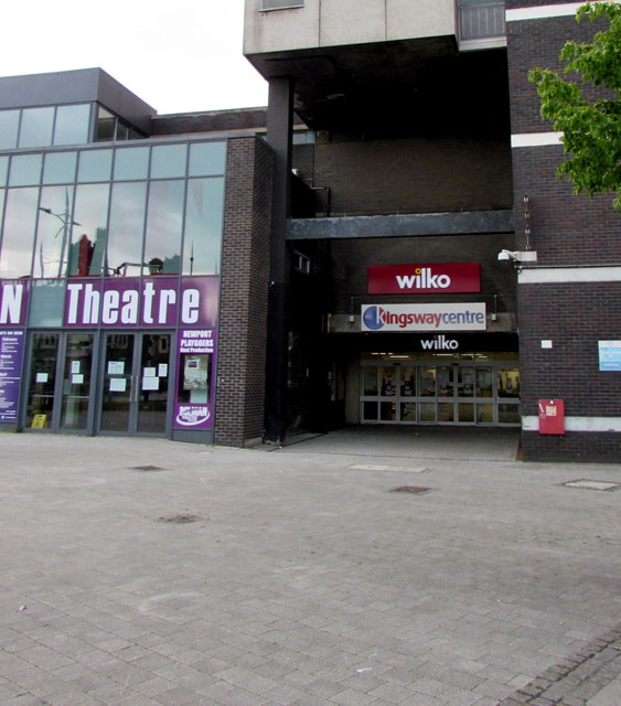 Wilko entrance to the Kingsway Centre, Newport