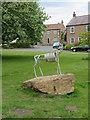 Stag sculpture at North Stainley