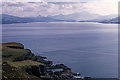 NM3745 : Coastline of Loch Tuath near Dun Aisgain by Julian Paren