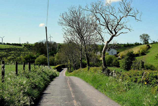 Skreen Road, Skreen © Kenneth Allen cc-by-sa/2.0 :: Geograph Britain ...