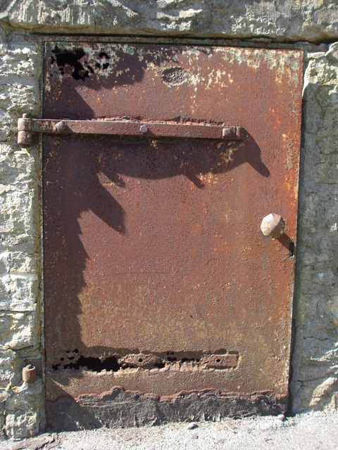 Rusting its hinges off