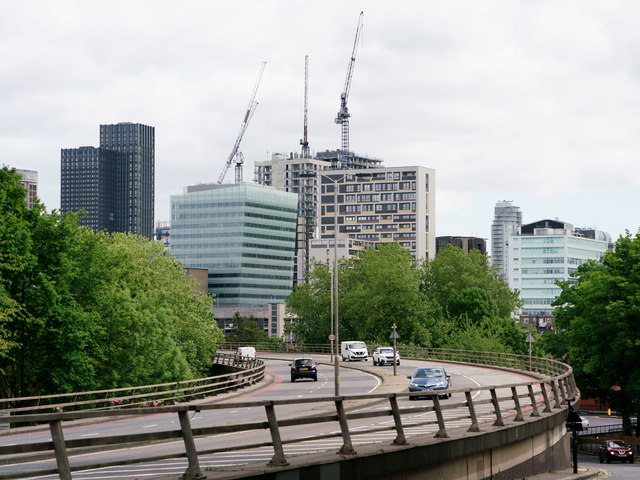 Croydon Flyover Peter Trimming Geograph Britain and Ireland