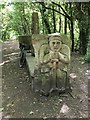 Bench on the Trans Pennine Trail Silkstone Common