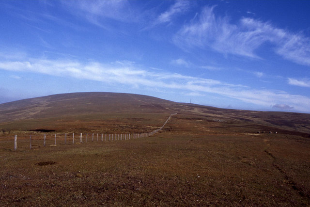 The southern spur leading up to Broad Law