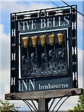 TR1041 : Five Bells sign by Oast House Archive