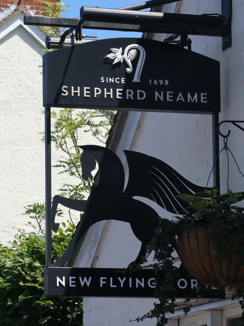 New Flying Horse Inn sign