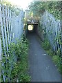 Pedestrian tunnel under railway from Marsh Barton, Exeter