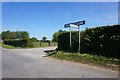 Road sign on Intake Lane