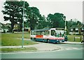 Bus in Hillgrove Road turning circle, Townhill Park