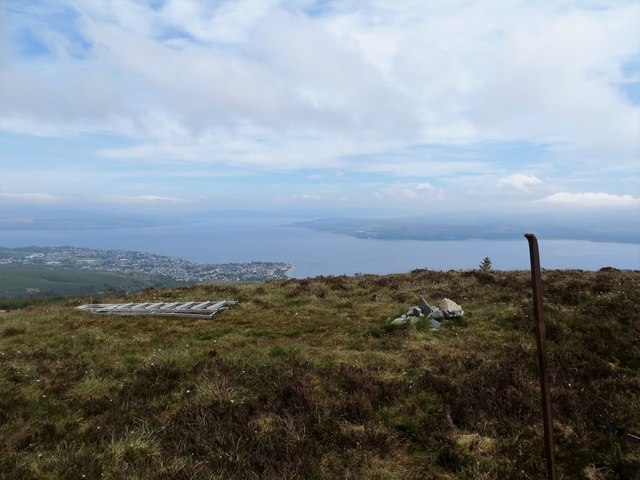 Summit of Kilbride Hill 396m, Dunoon
