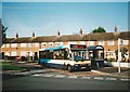 Bus in turning circle, Larches estate