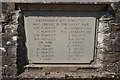 WW1 War memorial plaque