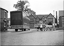 SJ6552 : Roundabout at Churche's Mansion, Nantwich – 1963 by Alan Murray-Rust