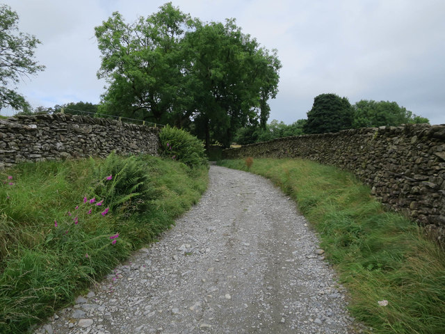 Stones Lane leaving Near Sawrey