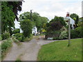 Start of footpath in Well